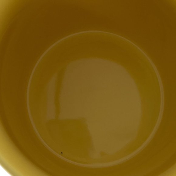 Collectible 2011 Starbucks White With Yellow Interior Bone China Mug 16 Oz EUC - Picture 4 of 5